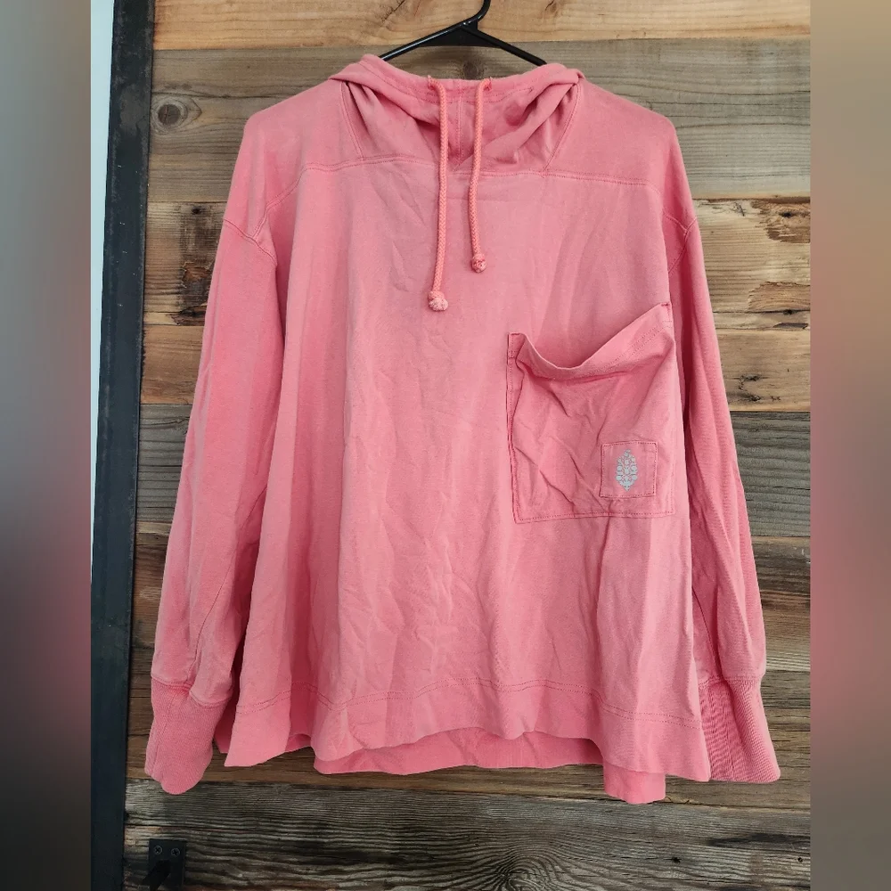 EUC Free People Movement Hot Shot Layered Hoodie Size Small Flaw See Below - Picture 3 of 5